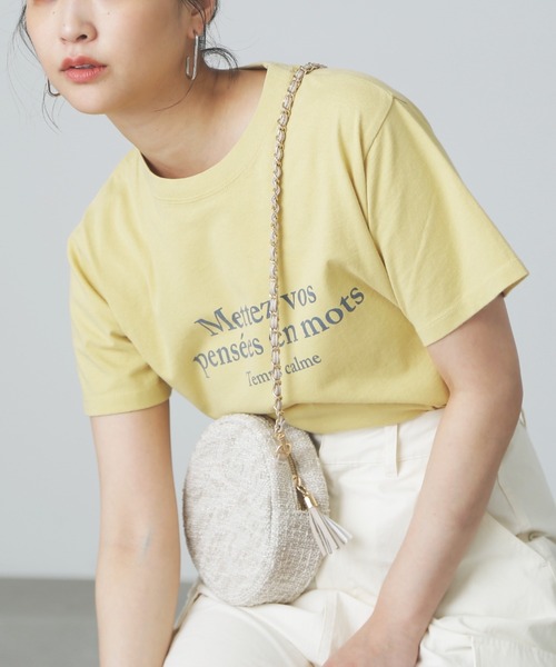 FREE'S MART（フリーズマート）の「◆サンドウォッシュロゴTシャツ（Tシャツ/カットソー・レディース・イエロー/ホワイト/ブラック・FREE）」の11枚目の写真