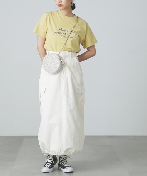 FREE'S MART（フリーズマート）の「◆サンドウォッシュロゴTシャツ（Tシャツ/カットソー・レディース・イエロー/ホワイト/ブラック・FREE）」の13枚目の写真