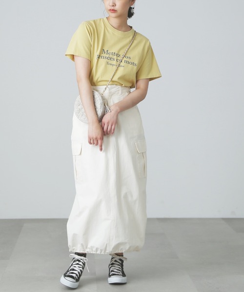 FREE'S MART（フリーズマート）の「◆サンドウォッシュロゴTシャツ（Tシャツ/カットソー・レディース・イエロー/ホワイト/ブラック・FREE）」の14枚目の写真