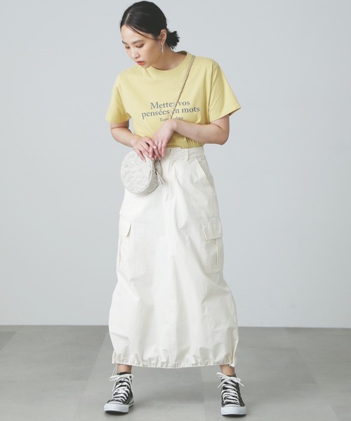 FREE'S MART（フリーズマート）の「◆サンドウォッシュロゴTシャツ（Tシャツ/カットソー・レディース・イエロー/ホワイト/ブラック・FREE）」の15枚目の写真