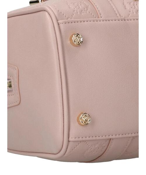 Maison de FLEUR（メゾンドフルール）の「モノグラムベルトボストンMバッグ（エコバッグ/サブバッグ・レディース・ピンクベージュ/ブラック・FREE）」の13枚目の写真