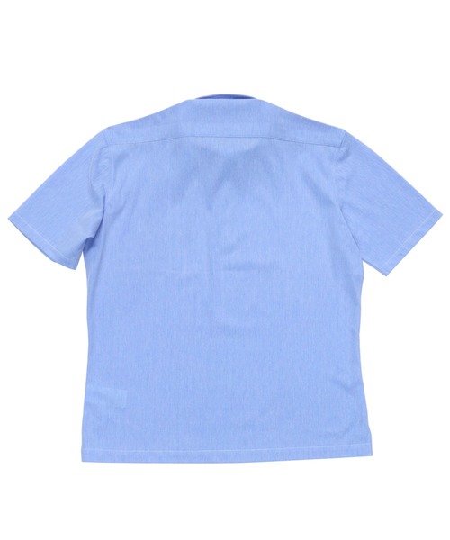 TOKYO SHIRTS（トウキョウシャツ）の「ビズポロ 形態安定ノーアイロン ワイド 半袖ポロシャツ（ポロシャツ・メンズ・ブルー・S/M/L/LL）」の4枚目の写真