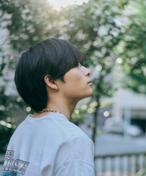 Vaya Con Dios（ヴァヤコンディオス）の「【VayaConDios/ヴァヤコンディオス】E165ステンレス製フェイクイヤーカフピアス（片耳）（ピアス（片耳用）・メンズ・ブラック/シルバー/ゴールド・FREE）」の9枚目の写真