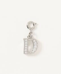 FANCYCUBE（ファンシーキューブ）の「【FANCYCUBE】FANCYCUBE ファンシーキューブ /イニシャル アルファベット シルバーチャーム コスメ＆アクセサリーパーツ(MA)（チャーム）」