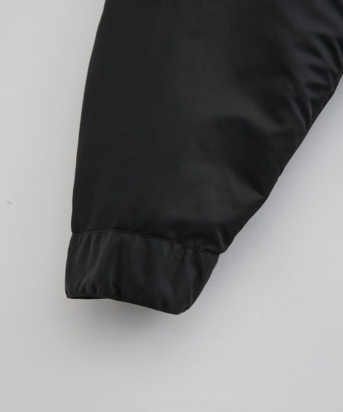 ADAM ET ROPE'(アダムエロペ)の「《2点セット》ナイロンツイル M-65 ビッグシルエット モッズコート / コート&中綿ライナーセット / ライナー取り外し可能(モッズコート・メンズ・ブラック・M/S/L)」の13枚目の写真