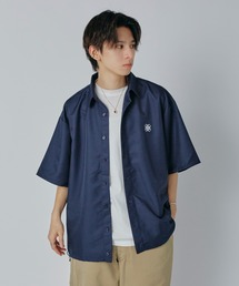 【Adoon plain】バルーン刺繍シャツ(セットアップ対応)