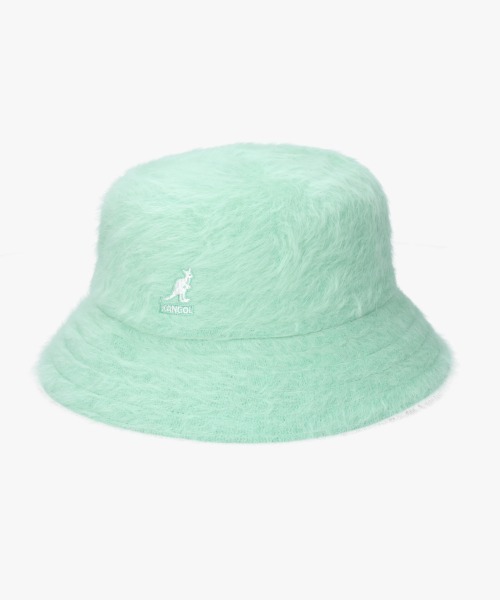 KANGOL(カンゴール)の「KANGOL FURGORA BUCKET(ハット・レディース・チェリーレッド/アイボリー/ライトグリーン/パープル/ブラック/ライトブルー/ダークパープル/グレー/ブルー/ライトイエロー/ピンク/ブルー系1/イエロー/ブルー系/オレンジ系・LARGE/MEDIUM/SMALL/X-LARGE)」の9枚目の写真
