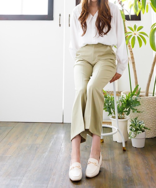 attagirl(アタガール)の「もちもちクッション ビット付きスクエアトゥローファー(ローファー・レディース・ブラック/アイボリー/ダークベージュ/ゴールド・LL/L/M/S)」の12枚目の写真