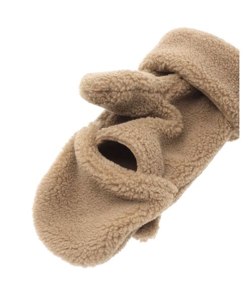 merry jenny(メリージェニー)の「mocomoco boris mitten(手袋・レディース・ブラウン・FREE)」の15枚目の写真