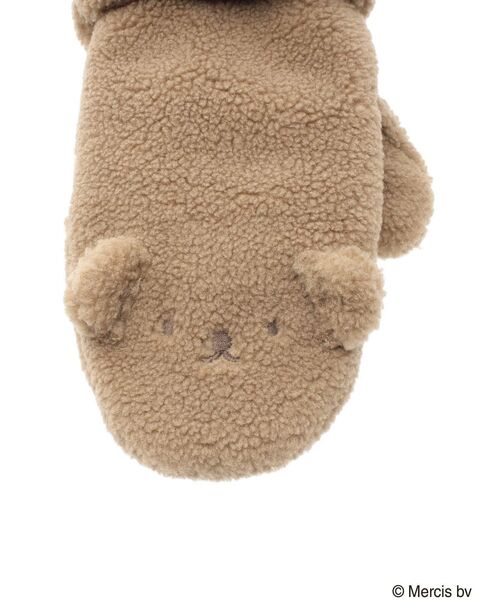 merry jenny(メリージェニー)の「mocomoco boris mitten(手袋・レディース・ブラウン・FREE)」の16枚目の写真