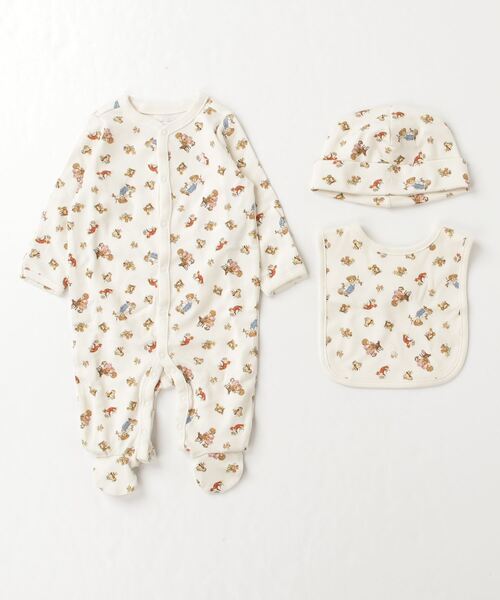 新品 ラルフローレン ベビー Poloベア コットン 3ピースセット⭐︎サイズ9M Polo ベア コットン 3ピース ギフト セット（ベビーギフト