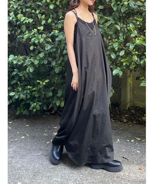 BLACK BY MOUSSY（ブラックバイマウジー）の「triangle dress(トライアングルドレス)（ワンピース・レディース・ブラック/カーキ・FREE）」の22枚目の写真