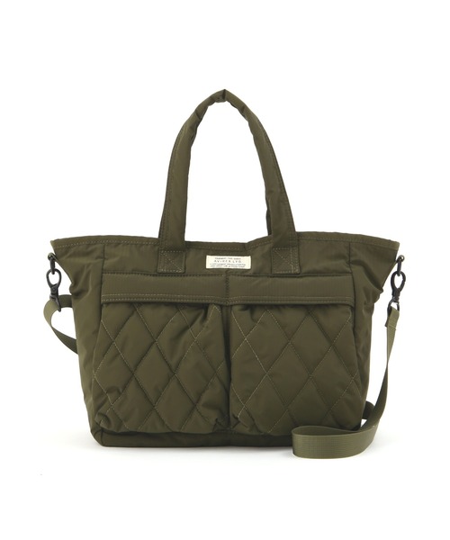 AVIREX（アヴィレックス）の「【直営店限定】NYLON MINI TOTE BAG/ ナイロンミニトートバッグ（トートバッグ・レディース・ブラック/オリーブ/レッド・FREE）」の12枚目の写真