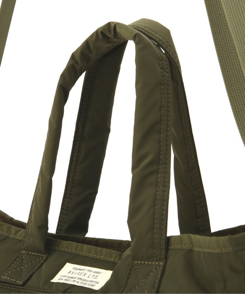 AVIREX（アヴィレックス）の「【直営店限定】NYLON MINI TOTE BAG/ ナイロンミニトートバッグ（トートバッグ・レディース・ブラック/オリーブ/レッド・FREE）」の9枚目の写真