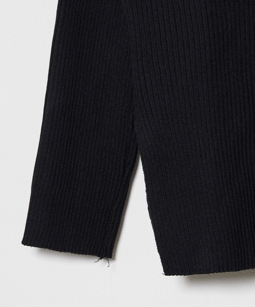 Chick(チック)の「リブニットトップス+パンツセット(セットアップ・レディース・モカ/ブラック/ベージュ・M/S/L)」の18枚目の写真