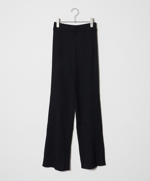 Chick(チック)の「リブニットトップス+パンツセット(セットアップ・レディース・モカ/ブラック/ベージュ・M/S/L)」の16枚目の写真