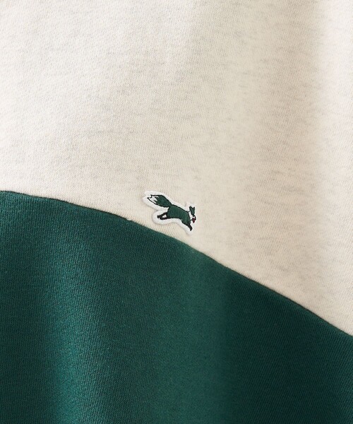 FREAK'S STORE(フリークスストア)の「TOWN CRAFT × FREAK'S STORE/タウンクラフト 別注 ポロ 配色 スウェット(スウェット・レディース・ライトグレー/オフホワイト・フリ-)」の18枚目の写真