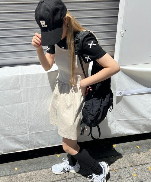 WC（ダブル シー）の「ナイロンバックパック（バックパック/リュック・レディース・ベージュ/ブラック・FREE）」の5枚目の写真