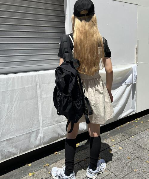 WC（ダブル シー）の「ナイロンバックパック（バックパック/リュック・レディース・ベージュ/ブラック・FREE）」の7枚目の写真