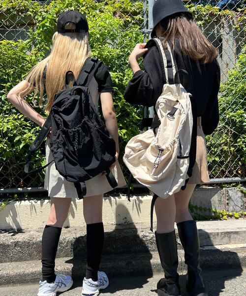 WC（ダブル シー）の「ナイロンバックパック（バックパック/リュック・レディース・ベージュ/ブラック・FREE）」の20枚目の写真