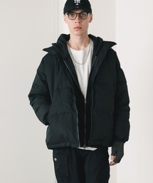 Theater code | stand collar puff jacket/スタンドカラー パフジャケット ビッグシルエット(ダウンジャケット/コート)