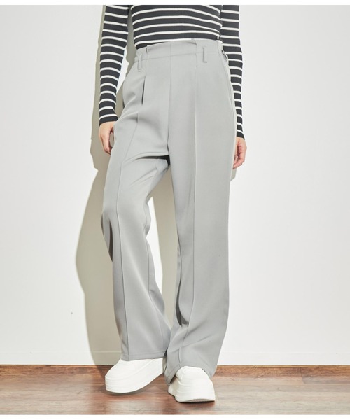 ANAP（アナップ）の「センタータックセミワイドパンツ【セットアップ対応】（その他パンツ・レディース・ベージュ/グレー/ブラック・FREE）」の16枚目の写真