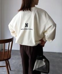 Riberry | 前後イニシャルロゴ刺繍スウェット(スウェット)