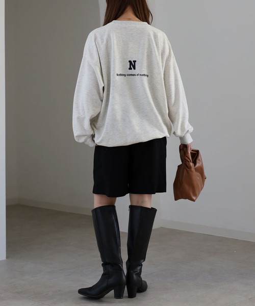 morning gloryLOEWE アイボリー ロゴ刺繍 スウェット morning morning gloryLOEWE アイボリー ロゴ刺繍 スウェット morning