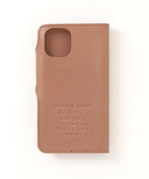 GREEN BOWL（グリーンボウル）の「【日本製】GREENBOWL Lather iphone12対応 6.1inch  Case/グリーンボウル レザー アイフォン ケース（スマホケース/カバー・メンズ・モカ・FREE）」の2枚目の写真