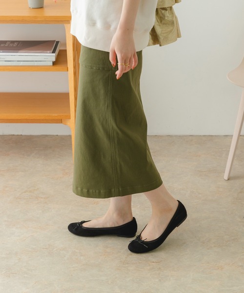 RODE SKO(ロデスコ)の「『MADE IN JAPAN』スエード調ベーシックバレエ(バレエシューズ・レディース・アニマル/ブラック/ベージュ系その他/レッド・37/38/39/35/36/37.5/38.5/36.5)」の6枚目の写真