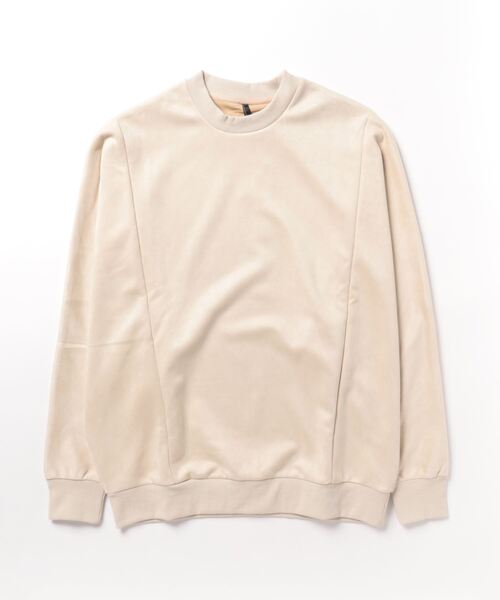 THISIS（ディスイズ）の「スウェードポンチ ドルマン スウェット レディース（スウェット・レディース・チャコール/オフホワイト/サックスブルー/ブラック・LARGE/MEDIUM/X-LARGE）」の7枚目の写真