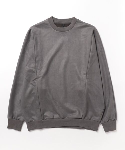 THISIS（ディスイズ）の「スウェードポンチ ドルマン スウェット レディース（スウェット・レディース・チャコール/オフホワイト/サックスブルー/ブラック・LARGE/MEDIUM/X-LARGE）」の9枚目の写真