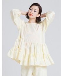 Pimientos（ピミエントス）の「《Little sunny bite》Nylon frill dress（ワンピース）」