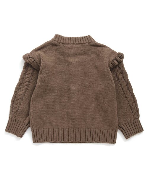 Seraph（セラフ）の「【マシンウォッシャブル】ケーブルセーター（ニット/セーター・キッズ・ベビーピンク/アイボリー/ブラウン/ラベンダー/ミント・130/90/140/95/80/100/110/120）」の13枚目の写真