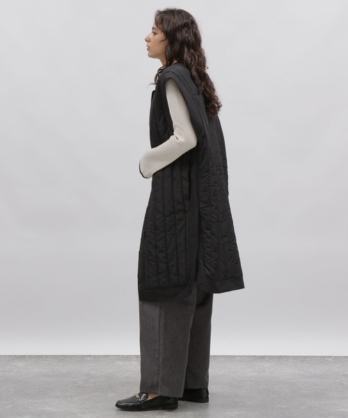 LAKOLE（ラコレ）の「バーディカルキルトジレ / 971478（ナイロンジャケット・レディース・ブラック/アイボリー・MEDIUM/SMALL）」の4枚目の写真