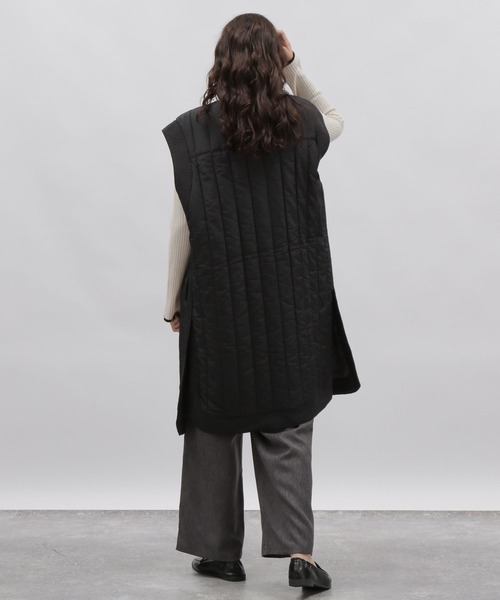 LAKOLE（ラコレ）の「バーディカルキルトジレ / 971478（ナイロンジャケット・レディース・ブラック/アイボリー・MEDIUM/SMALL）」の5枚目の写真