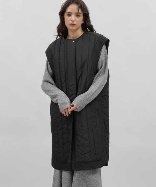 LAKOLE（ラコレ）の「バーディカルキルトジレ / 971478（ナイロンジャケット・レディース・ブラック/アイボリー・MEDIUM/SMALL）」の7枚目の写真