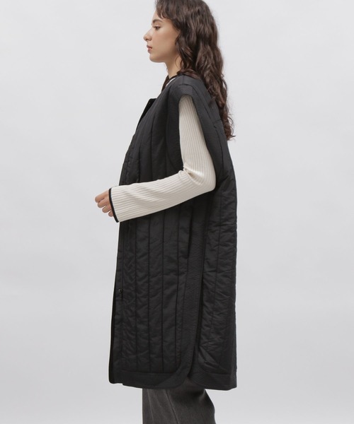 LAKOLE（ラコレ）の「バーディカルキルトジレ / 971478（ナイロンジャケット・レディース・ブラック/アイボリー・MEDIUM/SMALL）」の9枚目の写真