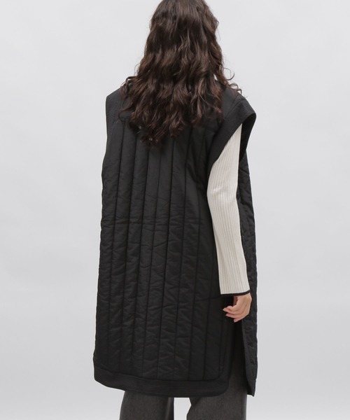 LAKOLE（ラコレ）の「バーディカルキルトジレ / 971478（ナイロンジャケット・レディース・ブラック/アイボリー・MEDIUM/SMALL）」の10枚目の写真