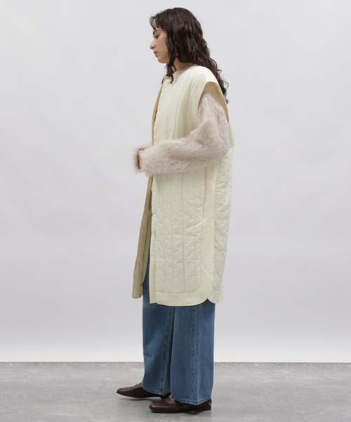 LAKOLE（ラコレ）の「バーディカルキルトジレ / 971478（ナイロンジャケット・レディース・ブラック/アイボリー・MEDIUM/SMALL）」の12枚目の写真