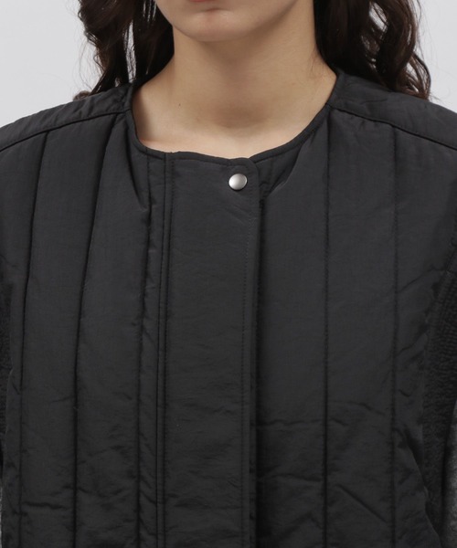LAKOLE（ラコレ）の「バーディカルキルトジレ / 971478（ナイロンジャケット・レディース・ブラック/アイボリー・MEDIUM/SMALL）」の19枚目の写真
