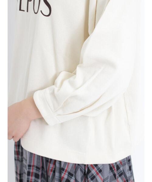 Samansa Mos2（サマンサ モスモス）の「【吸水速乾】ふんわりスリーブドロストスウェット（Tシャツ/カットソー・レディース・グリーン/トップグレー/ネイビー/キナリ・F）」の19枚目の写真