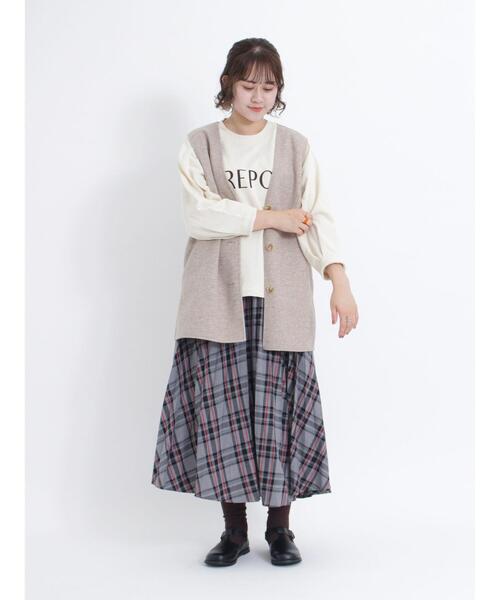 Samansa Mos2（サマンサ モスモス）の「【吸水速乾】ふんわりスリーブドロストスウェット（Tシャツ/カットソー・レディース・グリーン/トップグレー/ネイビー/キナリ・F）」の21枚目の写真