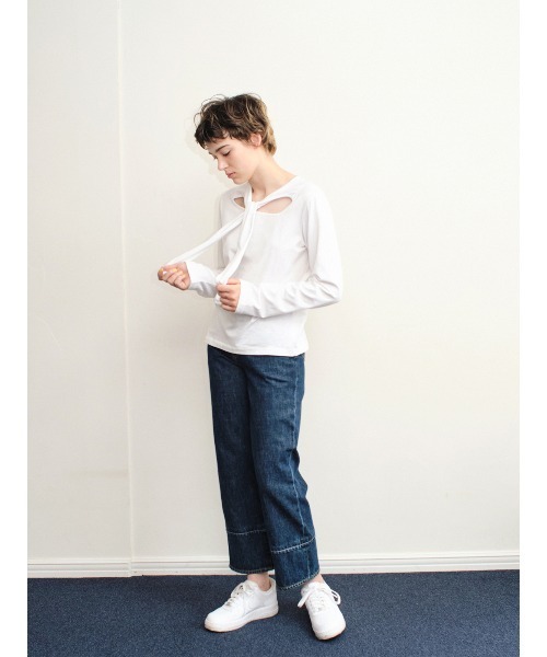 soduk デニムパンツ セール】easy layered denim trousers（デニムパンツ）｜soduk