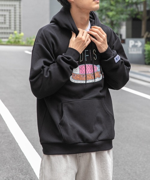 ALAND(エーランド)の「【UNISEX】REDFISH(レッドフィッシュ)/フィッシュパーカー(裏起毛) 2977595(パーカー・レディース・グレー/ブラック/パープル・LARGE/MEDIUM)」の2枚目の写真