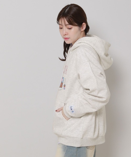 ALAND(エーランド)の「【UNISEX】REDFISH(レッドフィッシュ)/フィッシュパーカー(裏起毛) 2977595(パーカー・レディース・グレー/ブラック/パープル・LARGE/MEDIUM)」の8枚目の写真