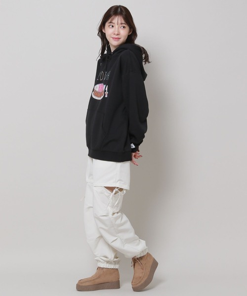 ALAND(エーランド)の「【UNISEX】REDFISH(レッドフィッシュ)/フィッシュパーカー(裏起毛) 2977595(パーカー・レディース・グレー/ブラック/パープル・LARGE/MEDIUM)」の10枚目の写真