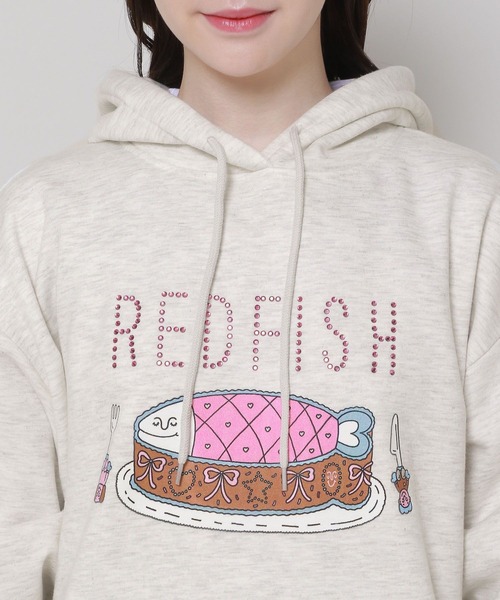 ALAND(エーランド)の「【UNISEX】REDFISH(レッドフィッシュ)/フィッシュパーカー(裏起毛) 2977595(パーカー・レディース・グレー/ブラック/パープル・LARGE/MEDIUM)」の22枚目の写真
