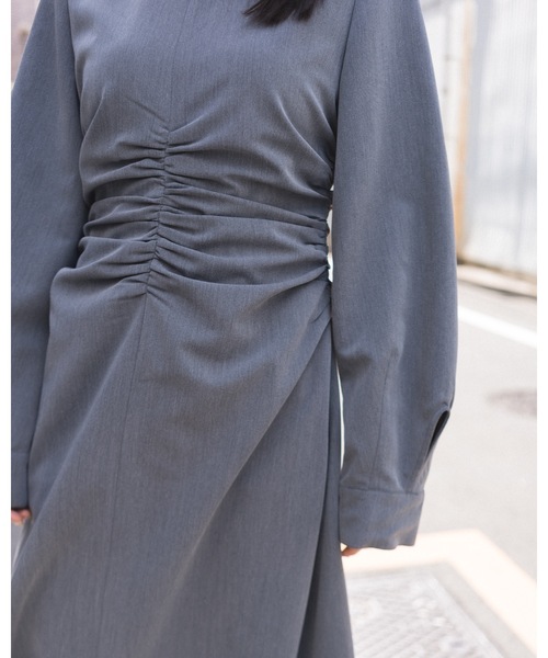 LEANN MOMENT(リーンモーメント)の「Waist Gather Dress(ワンピース・レディース・ブラック・SMALL)」の11枚目の写真