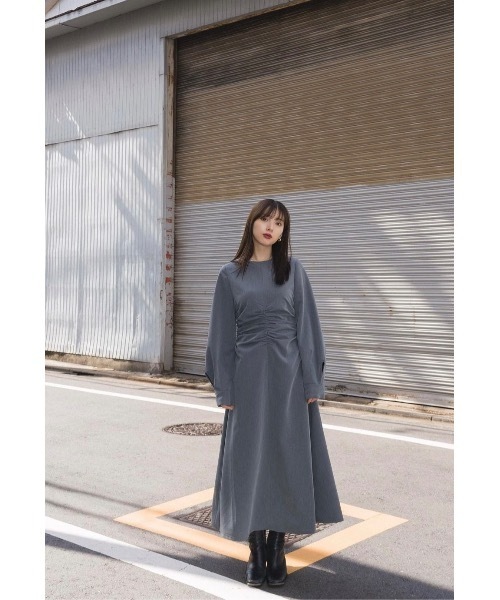 LEANN MOMENT(リーンモーメント)の「Waist Gather Dress(ワンピース・レディース・ブラック・SMALL)」の13枚目の写真